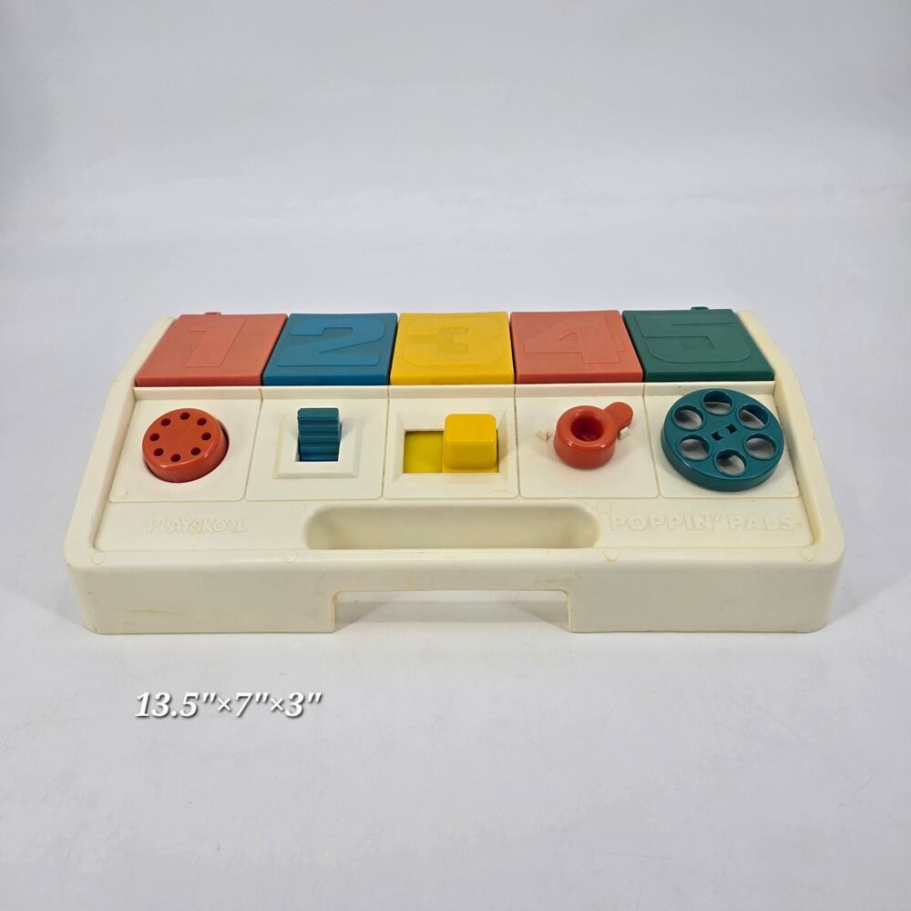 Vintage Disney Playskool Poppin’ Pals Pop-Up Toy | Classic 80s Educational Toy‎